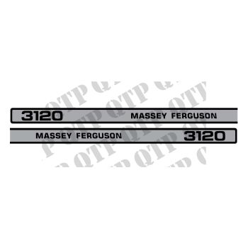 Massey Ferguson Decal Kit 3120 Bonnet - 64614